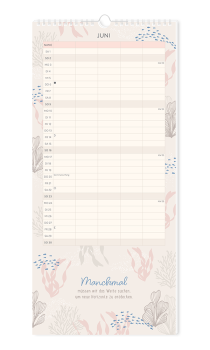 Familienplaner 2024 "Meer Zeit für uns"